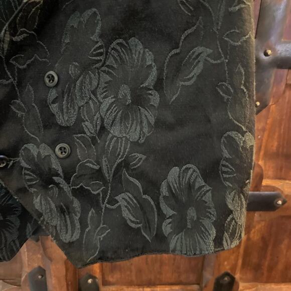 Vintage 80s Boho Vest M-Large - Picture 2 of 5